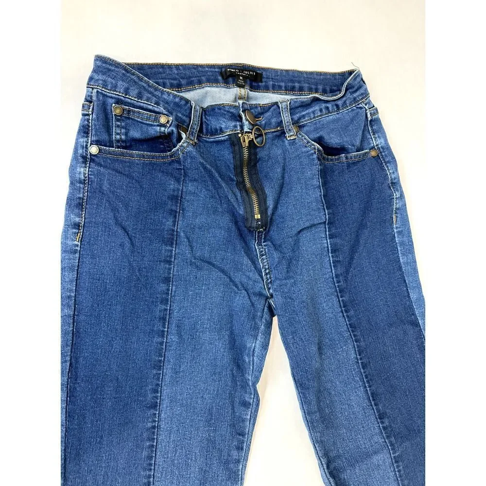 Romeo & Juliette Couture High-Rise Jeans Raw Hem -- Size M (28)